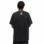 LAWLESSROW "The Dynasty Sequence" Heavyweight Washed Black Graphic Tee