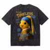 LAWLESSROW "Timeless Play" Heavyweight Washed Black Graphic Tee