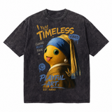 LAWLESSROW "Timeless Play" Heavyweight Washed Black Graphic Tee