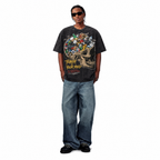 LAWLESSROW "Trash In Your Mind" - Vintage Washed Heavyweight Oversized Graphic Tee