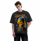 LAWLESSROW "Timeless Play" Heavyweight Washed Black Graphic Tee
