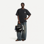 LAWLESSROW "Divine Conquest" Heavyweight Washed Black Graphic Tee