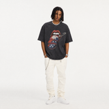 LAWLESSROW "American Tongue" Heavyweight Vintage Washed Graphic Tee