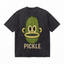 Vintage Acid Wash Retro Pickle Monkey Face Oversized Graphic T-Shirt | LAWLESSROW