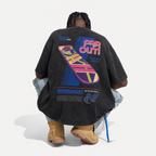 Vintage Acid Wash Back To The Future Hoverboard Far Out Retro Oversized Graphic T-Shirt | LAWLESSROW