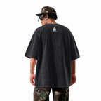 Vintage Acid Wash All Game No Days Off Pickleball Moon Phase Oversized Graphic T-Shirt