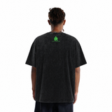 Vintage Acid Wash Joker Why So Serious Oversized Graphic T-Shirt