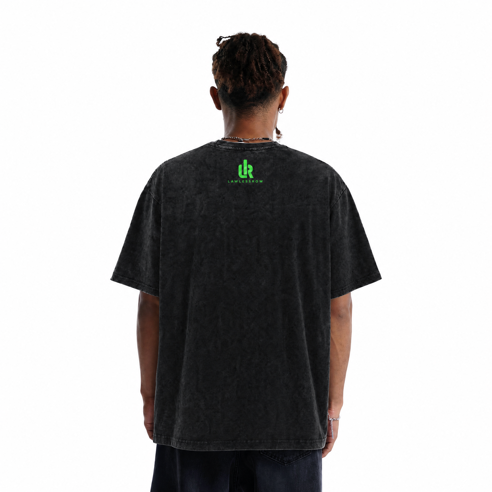 Vintage Acid Wash Joker Why So Serious Oversized Graphic T-Shirt