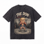 LAWLESSROW The Don Vintage Washed Graphic Tee – Patriotic Boxing Oversized Streetwear T-Shirt