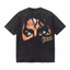 Michael Jackson Iconic Eyes Washed Black Oversized T-Shirt | King of Pop Retro Fan Tee