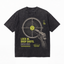 Lock In Drop Shots Pickleball Washed Black Oversized T-Shirt | Tactical Court Tee
