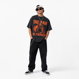 LAWLESSROW The Saw Is Family Leatherface Vintage Acid Wash Tee