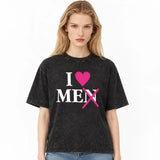 LAWLESSROW I Love Me Vintage Acid Wash Tee