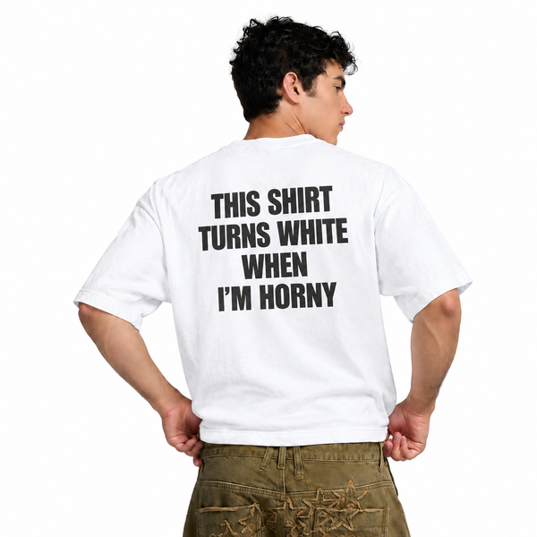 LAWLESSROW Turns White Slogan Back Print Vintage Heavy Tee - hover