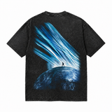 LAWLESSROW KANYE WEST Audition Black Vintage Acid Wash Tee