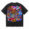 LAWLESSROW kanye west Dropout Bear Vintage Black Acid Wash Tee
