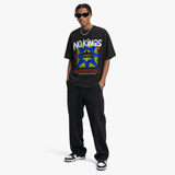 LAWLESSROW No Kings Graffiti Crown Vintage Protest Tee