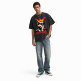 LAWLESSROW No Kings Clown Portrait Vintage Tee