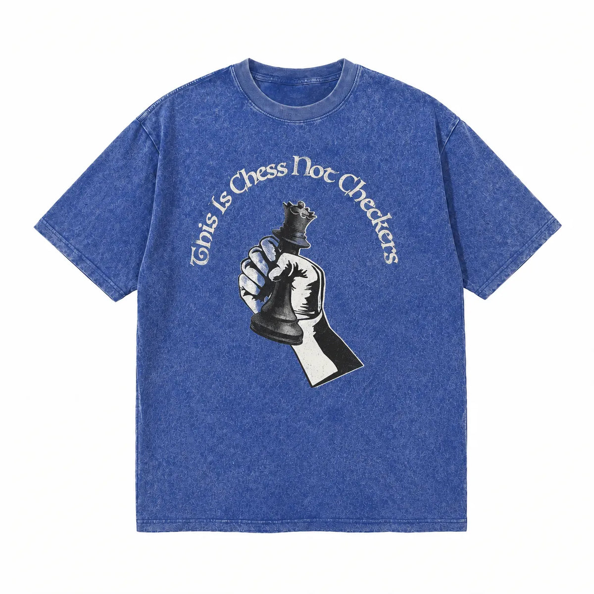LAWLESSROW This Is Chess Not Checkers Vintage Acid Wash Tee
