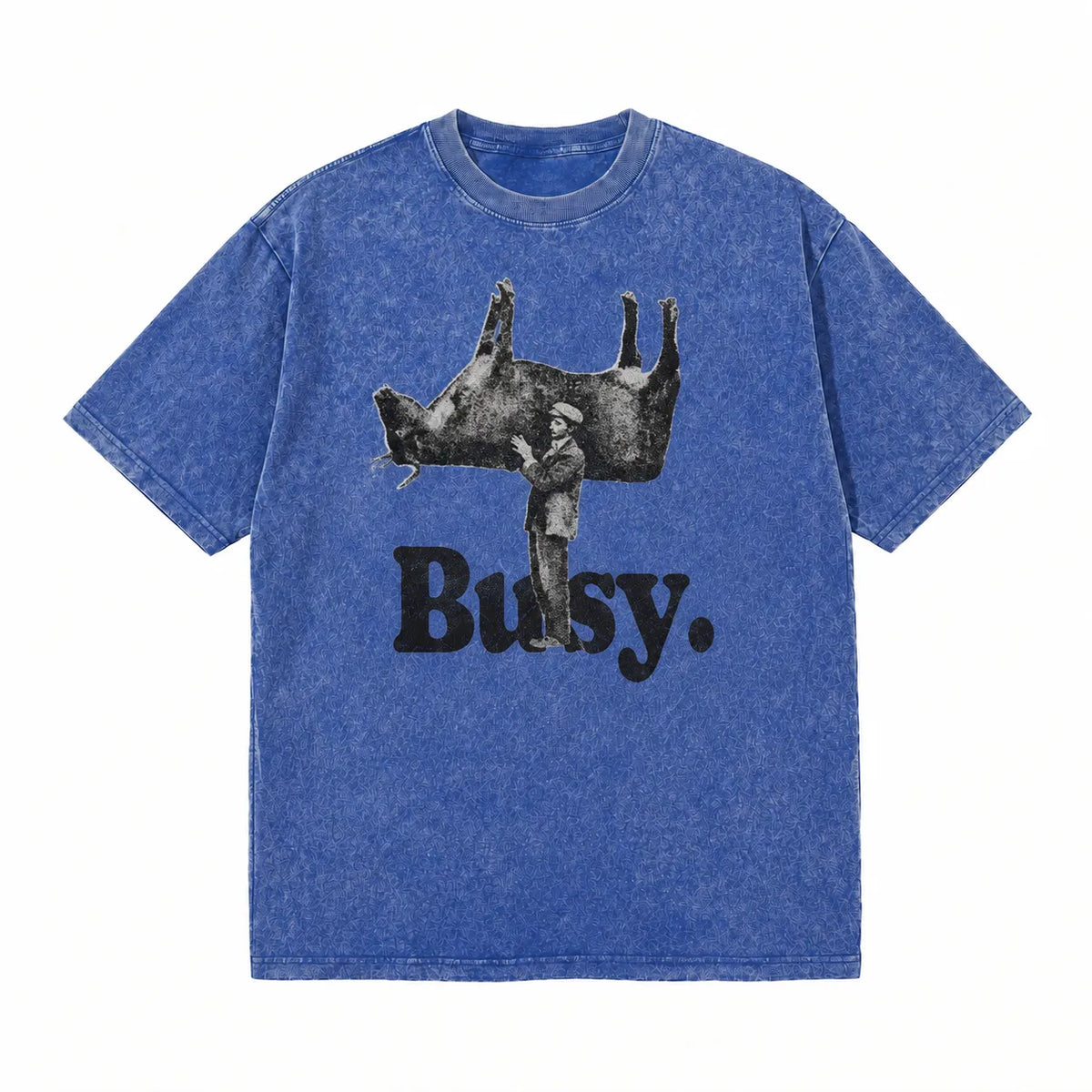 LAWLESSROW Busy Vintage Acid Wash Tee