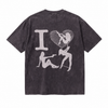 LAWLESSROW Pin-Up Gun Vintage Acid Wash Tee