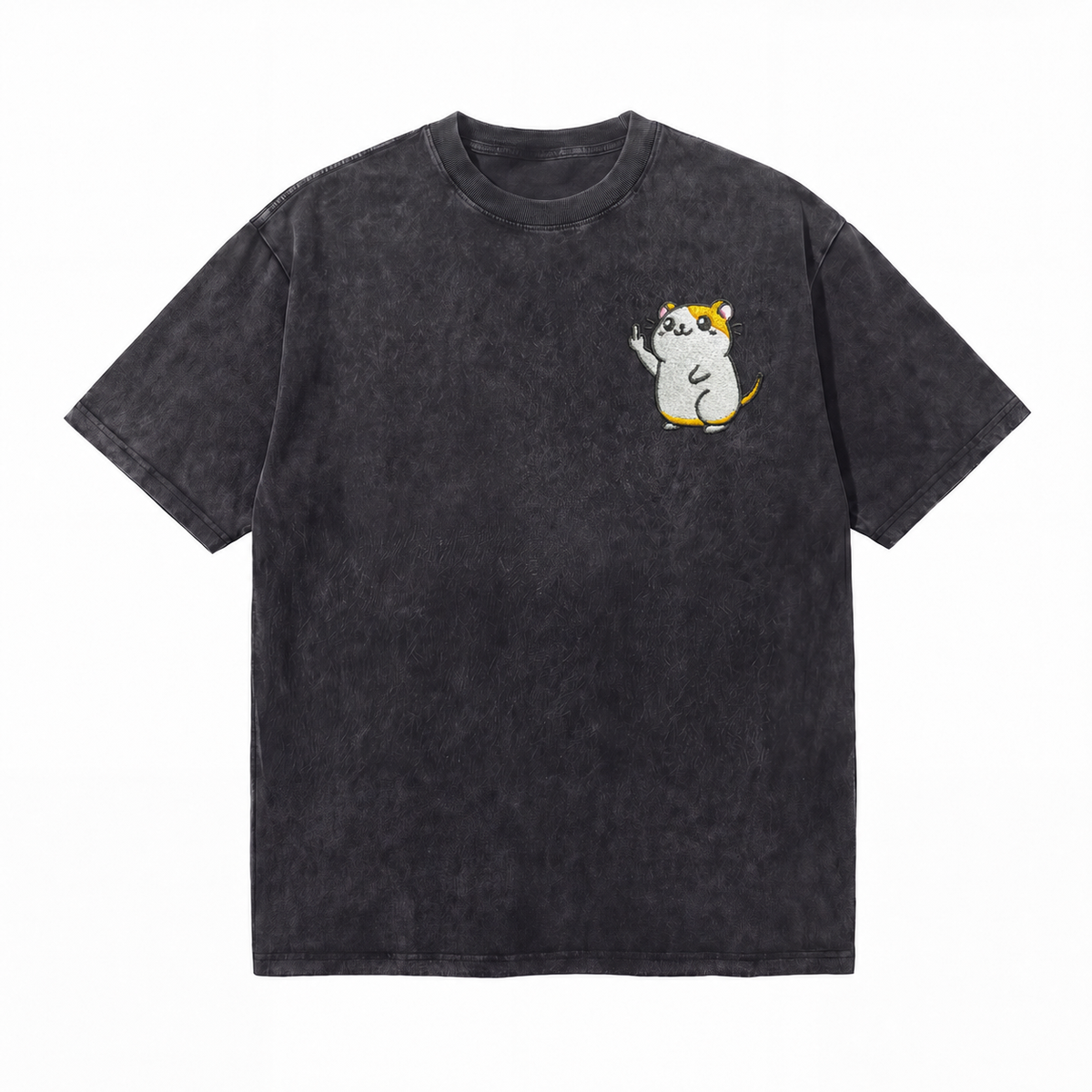 LAWLESSROW Pocket Mouse Vintage Acid Wash Tee