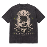 LAWLESSROW Odyssey Vintage Acid WASH TEE