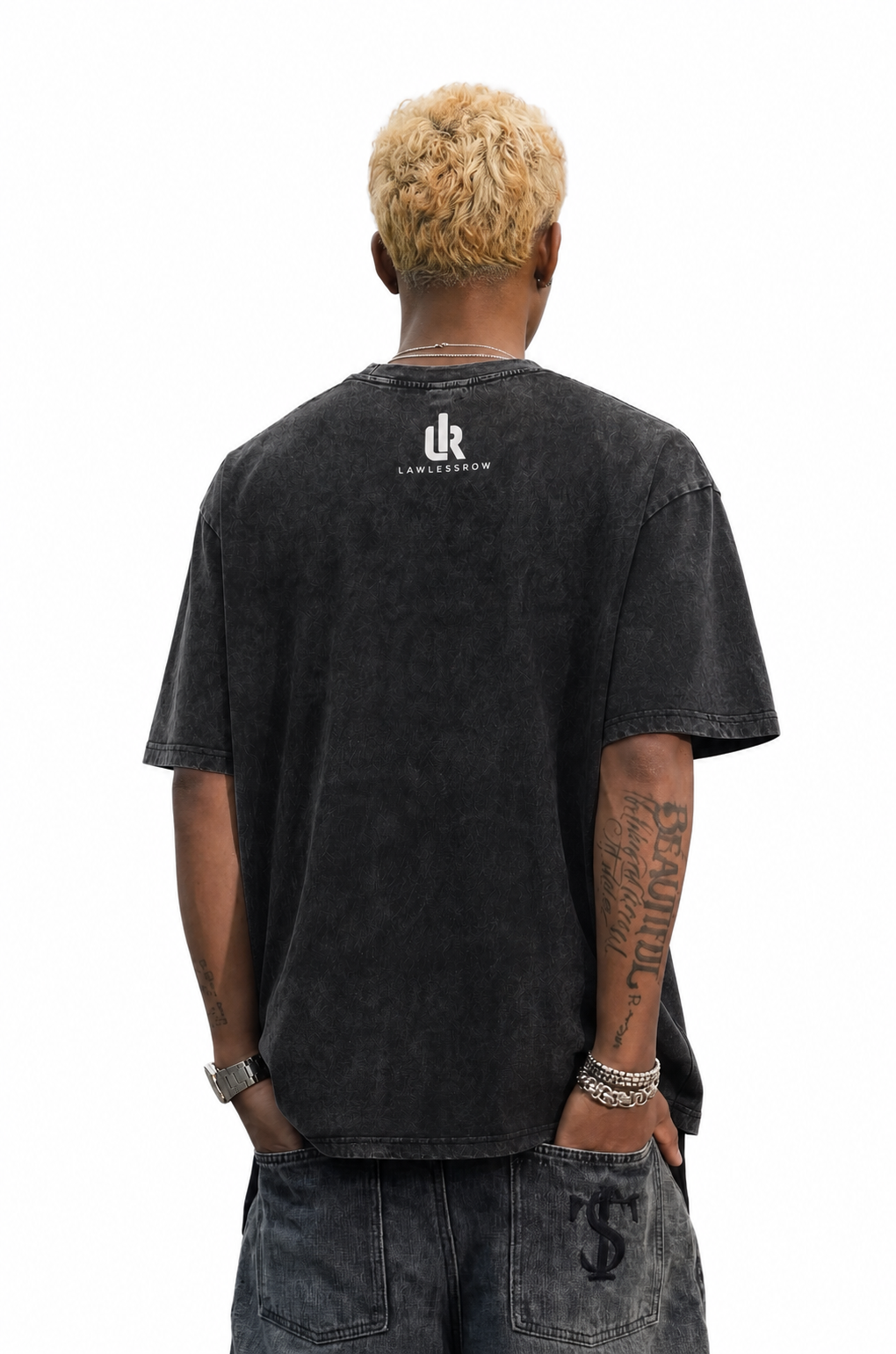 Vintage Acid Wash Skate The Streets Sticker Bomb Collage Graphic Tee | Retro Skateboarding Unisex Oversized Heavy Cotton Streetwear T-Shirt