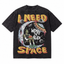 Vintage Acid Wash Wemby The Alien I Need Space Graphic Tee | Retro Basketball Unisex Oversized High-Quality Cotton Blend Streetwear T-Shirt