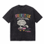 Vintage Acid Wash Freestyle Skate Of Mind Cartoon Brain Skateboard Graphic Tee | Retro Skate Unisex Oversized High-Quality Cotton Blend Streetwear T-Shirt