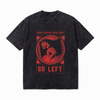 LAWLESSROW Go Left Rose Fist Vintage Tee