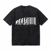 LAWLESSROW Evolution Barcode Vintage Tee