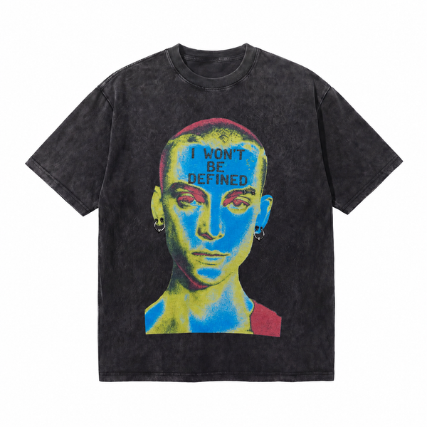 LAWLESSROW I Won’t Be Defined Pop Art Portrait Vintage Tee