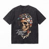 LAWLESSROW Bottle Cap Skull Pearl Collage Vintage Tee