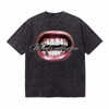 LAWLESSROW What's Eating You Mouth Graphic Vintage Tee