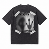 LAWLESSROW Retro Tape Poster Hand Shadow Collage Vintage Tee