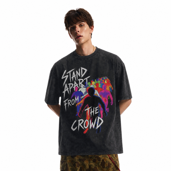 LAWLESSROW Stand Apart From The Crowd Silhouette Tee - hover