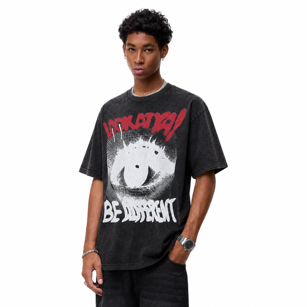 LAWLESSROW Look At Ya Be Different Eye Vintage Tee - hover