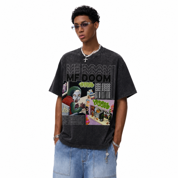 LAWLESSROW MF Doom MM Food Collage Vintage Tee - hover