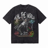 LAWLESSROW Heal The World Michael Jackson Dance Vintage Tee