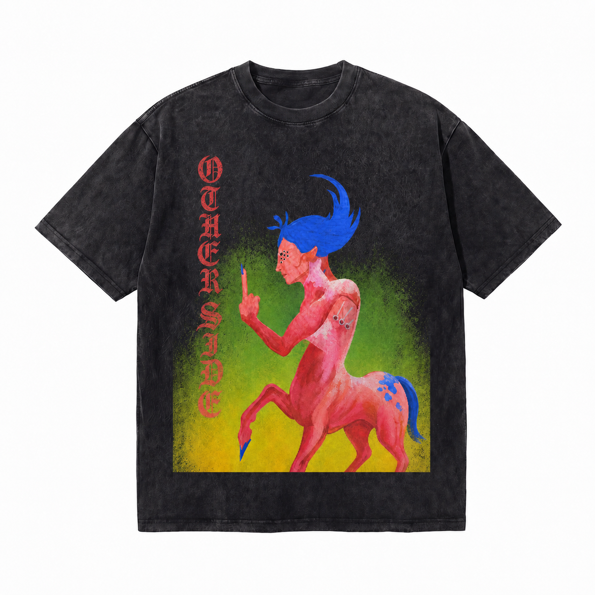 Lawless Row “Otherside” Vintage Washed Oversized Tee