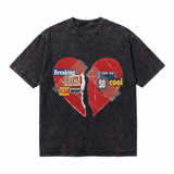 LAWLESSROW Breaking Hearts Cut Collage Vintage Tee