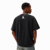 LAWLESSROW Cascading Falling Fire Smoke Meteor Vintage Tee