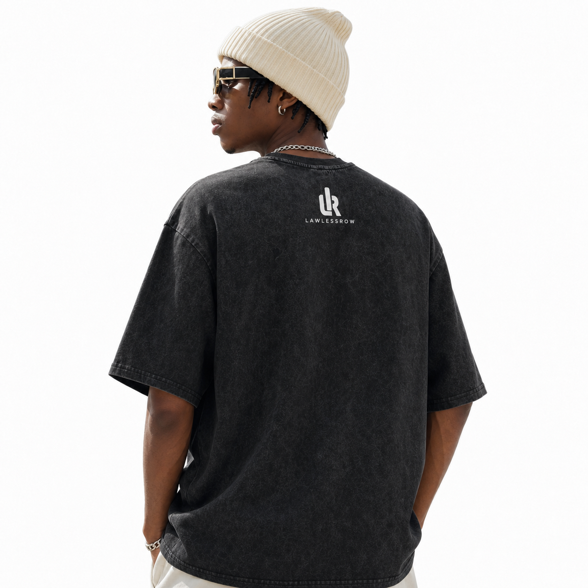 LAWLESSROW Alien UFO Space Fuck World Cartoon Vintage Tee