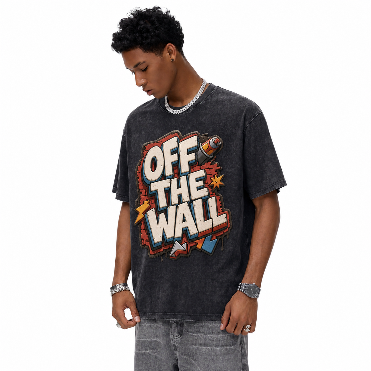 LAWLESSROW Off The Wall Collage Vintage Tee