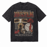 LAWLESSROW Doomscrolling Mental Reflection Vintage Tee