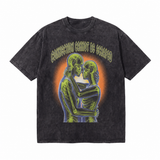 LAWLESSROW Connection Cannot Be Scraped Skeleton Vintage Tee