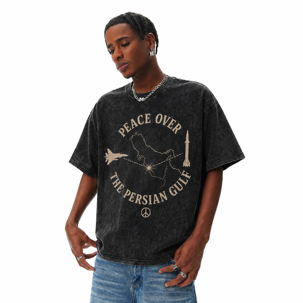 LAWLESSROW Peace Over The Persian Gulf Anti War Vintage Tee - hover