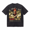LAWLESSROW Blood For Oil The World Is Yours Vintage Protest Tee