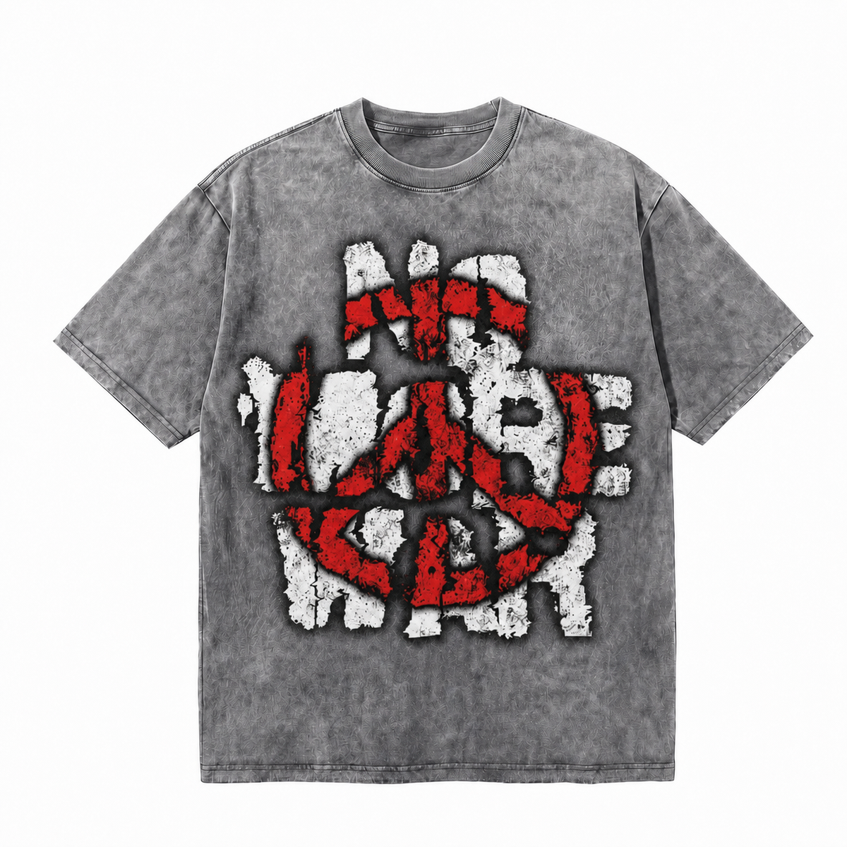 LAWLESSROW No More War Anti War Vintage Tee